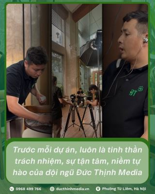 Đằng sau mỗi khung hình là cả một hành trình chuẩn bị đầy trách nhiệm