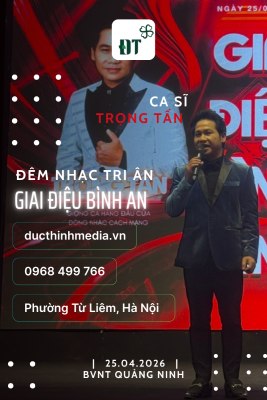 Ca sĩ Trọng Tấn – Khi nghệ thuật chạm đến cảm xúc
